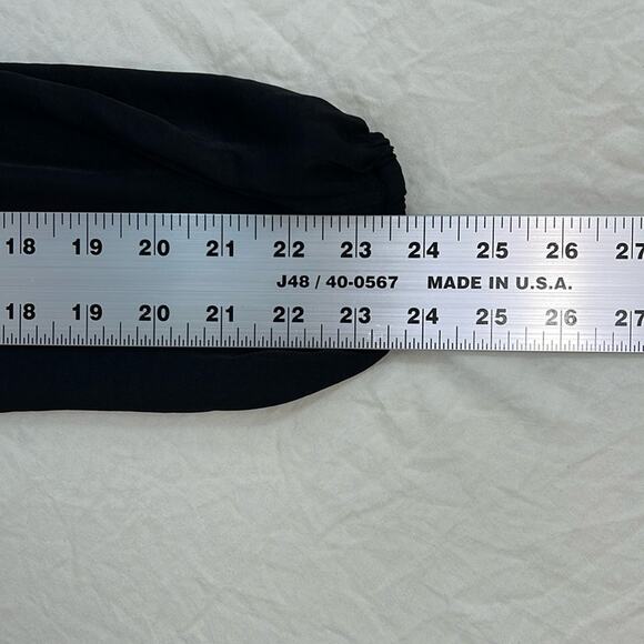 GAP Women's Dress XS Black Academia Preppy Whimsigoth Boho Lightweight - Picture 7 of 13